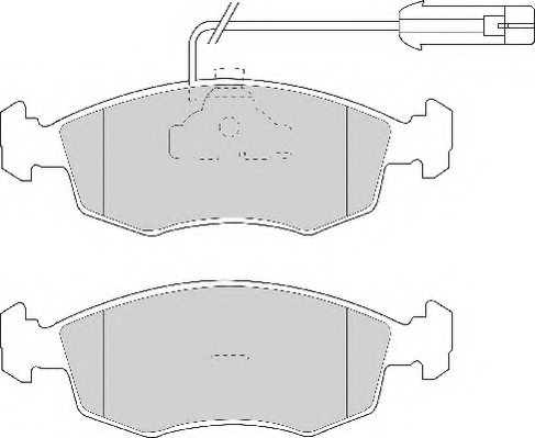 NECTO FD6765A Brake Pad Set, disc brake
